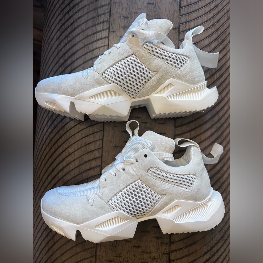 Ben Taverniti UNRAVEL PROJECT SUEDE AND MESH SNEAKERS size 38 - Picture 7 of 8